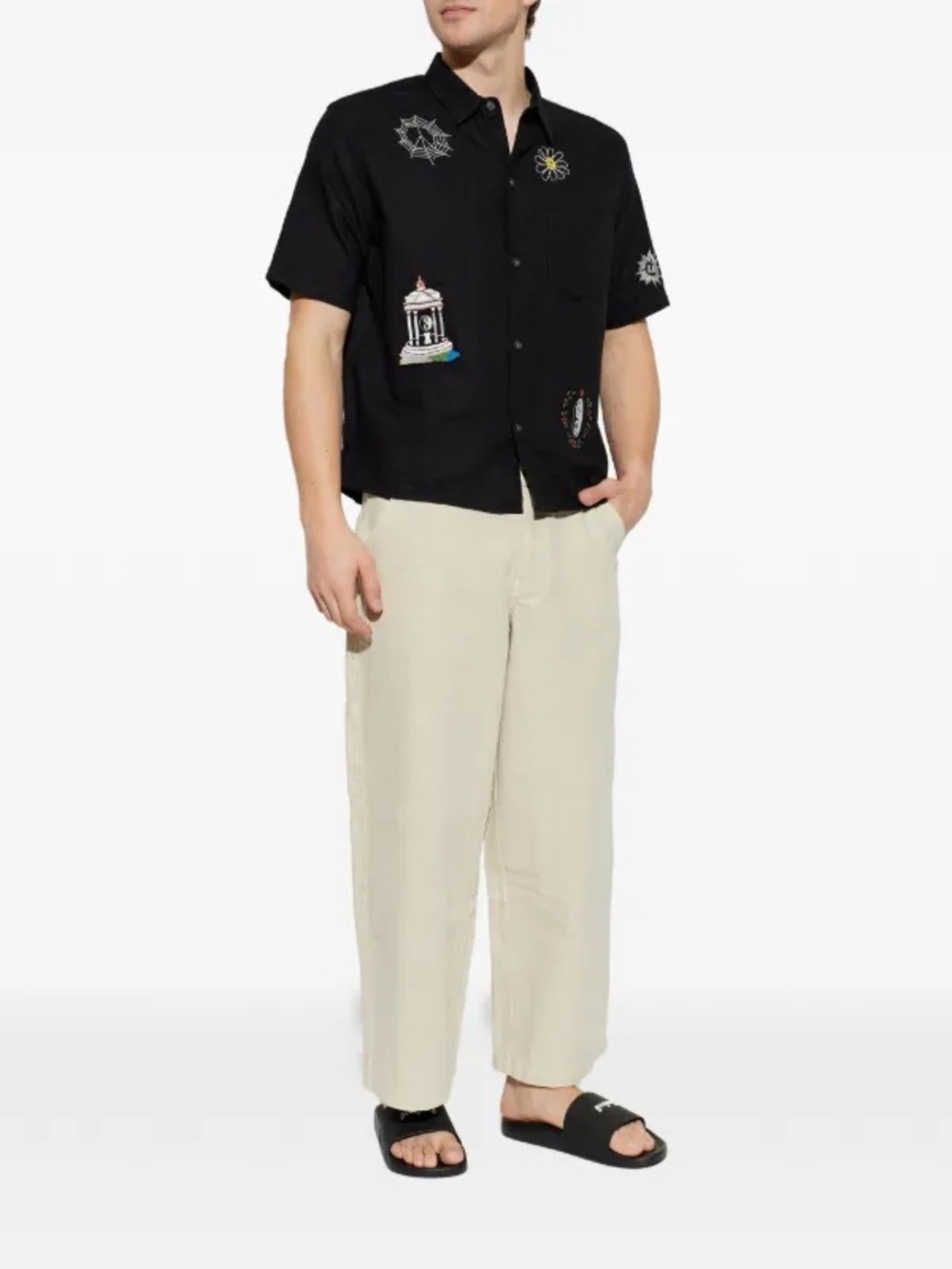 AllSaints | Embroidered Short | Boxy Fit - Picture 2 of 8